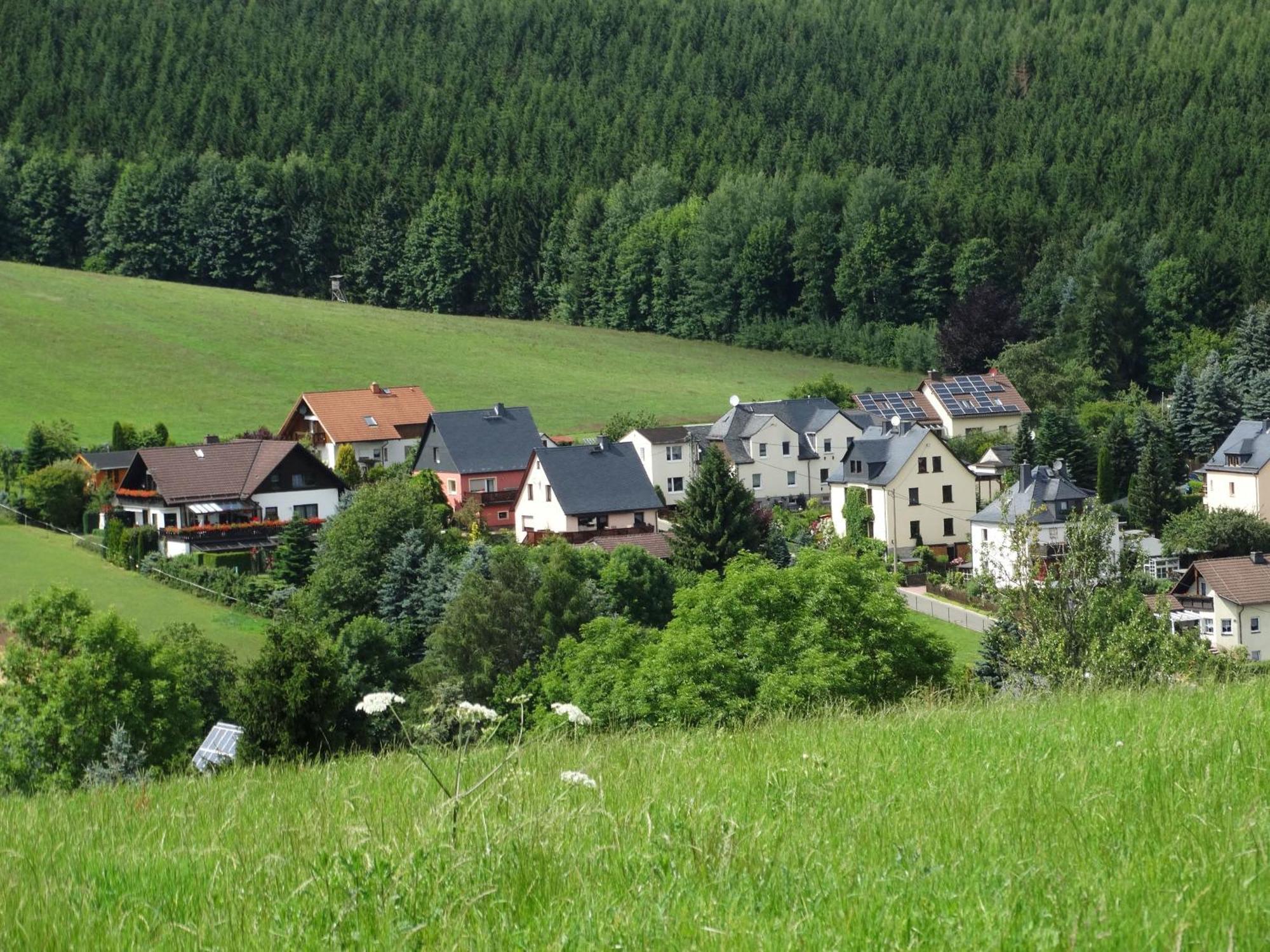 Ferienwohnung "Am Vaterlandsgrubenweg" Oelsnitz  Exterior foto